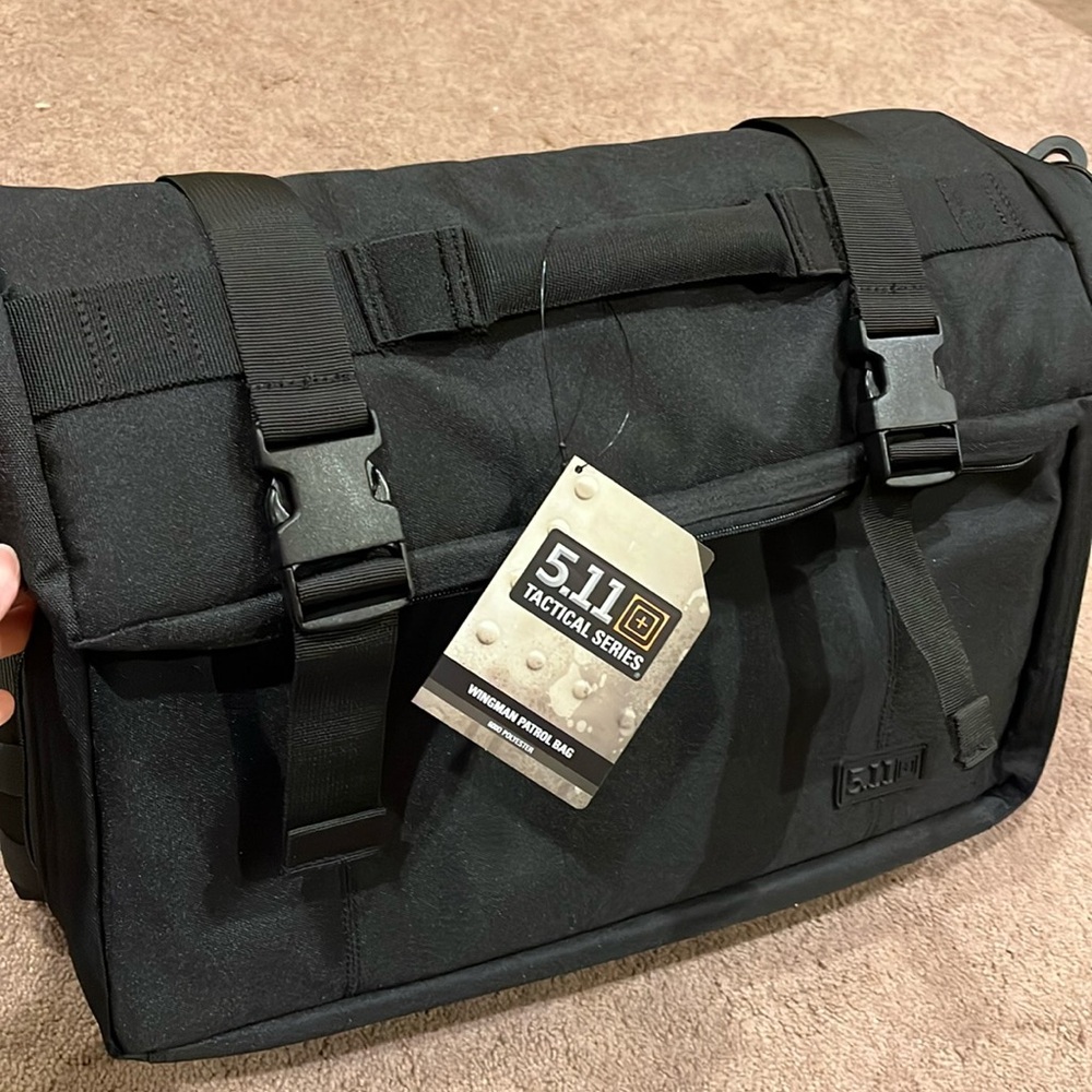 5.11 Tactical Black Messenger Bag